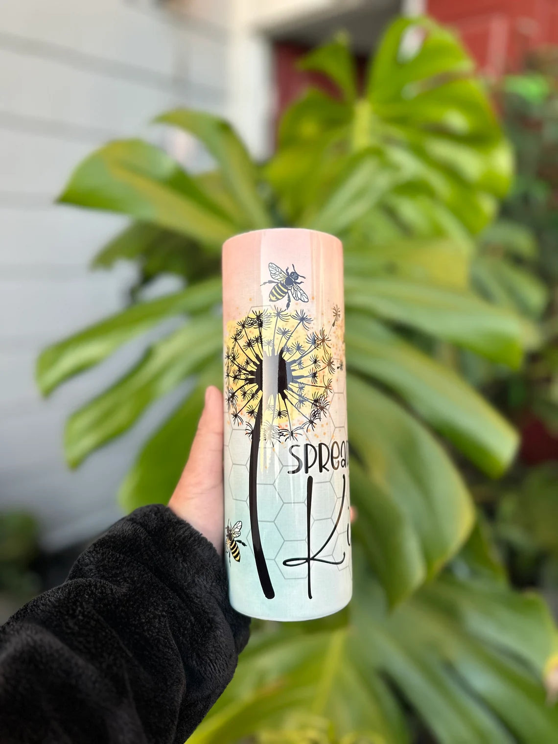 Spread kindness tumbler/ bee tumbler